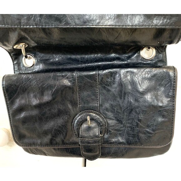 Avon Mark Convertible Shoulder Bag Flips Over to Brown or Black Adjustable Strap - Picture 10 of 12